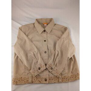 Women's Ruby Rd. Regular size 14 Jacket Beige Jacket